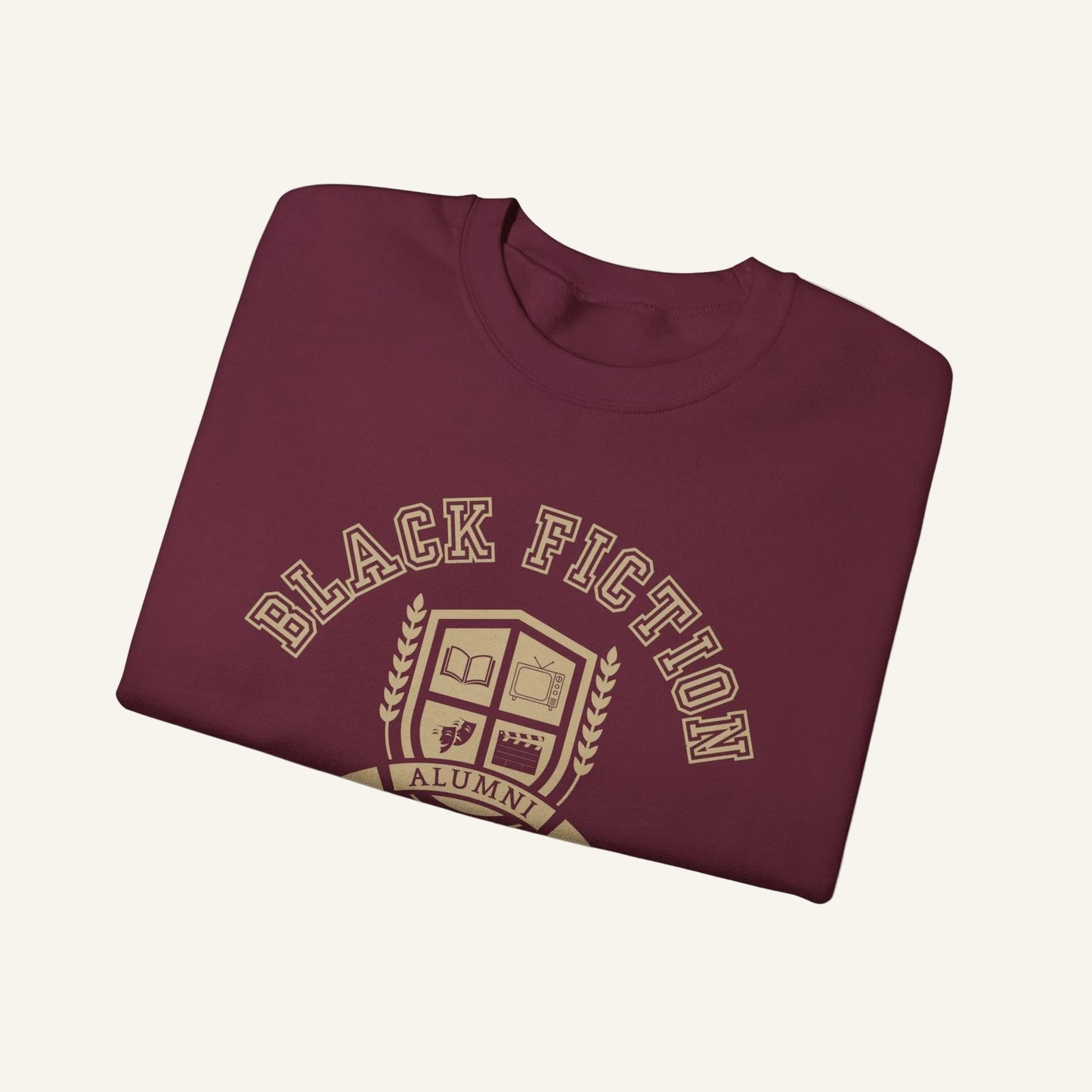 Black Fiction University Crewneck Sweatshirt