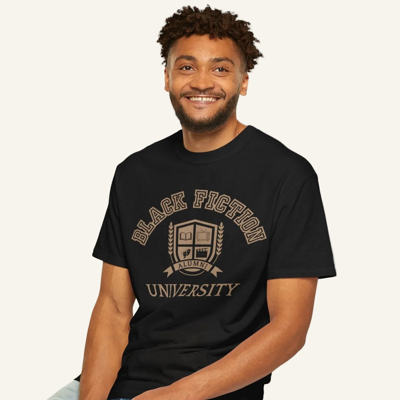 Black Fiction University T-shirt