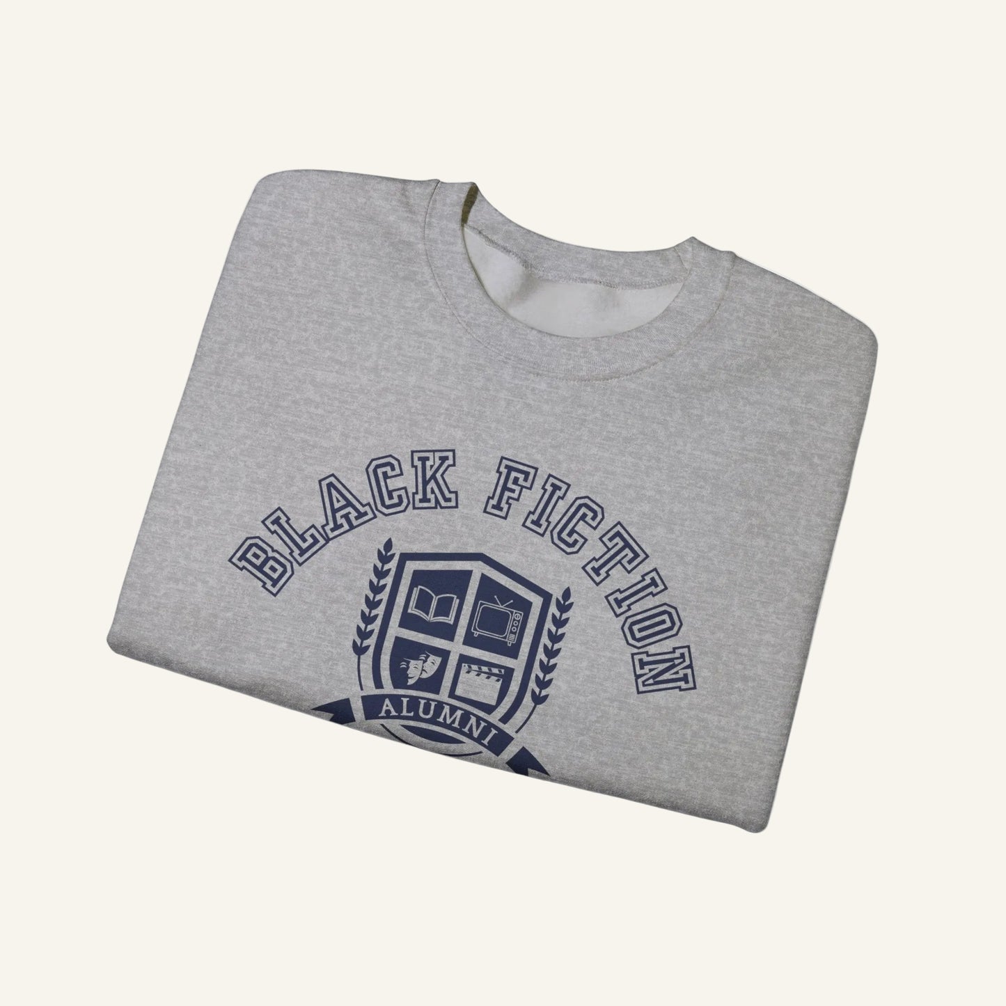 Black Fiction University Crewneck Sweatshirt