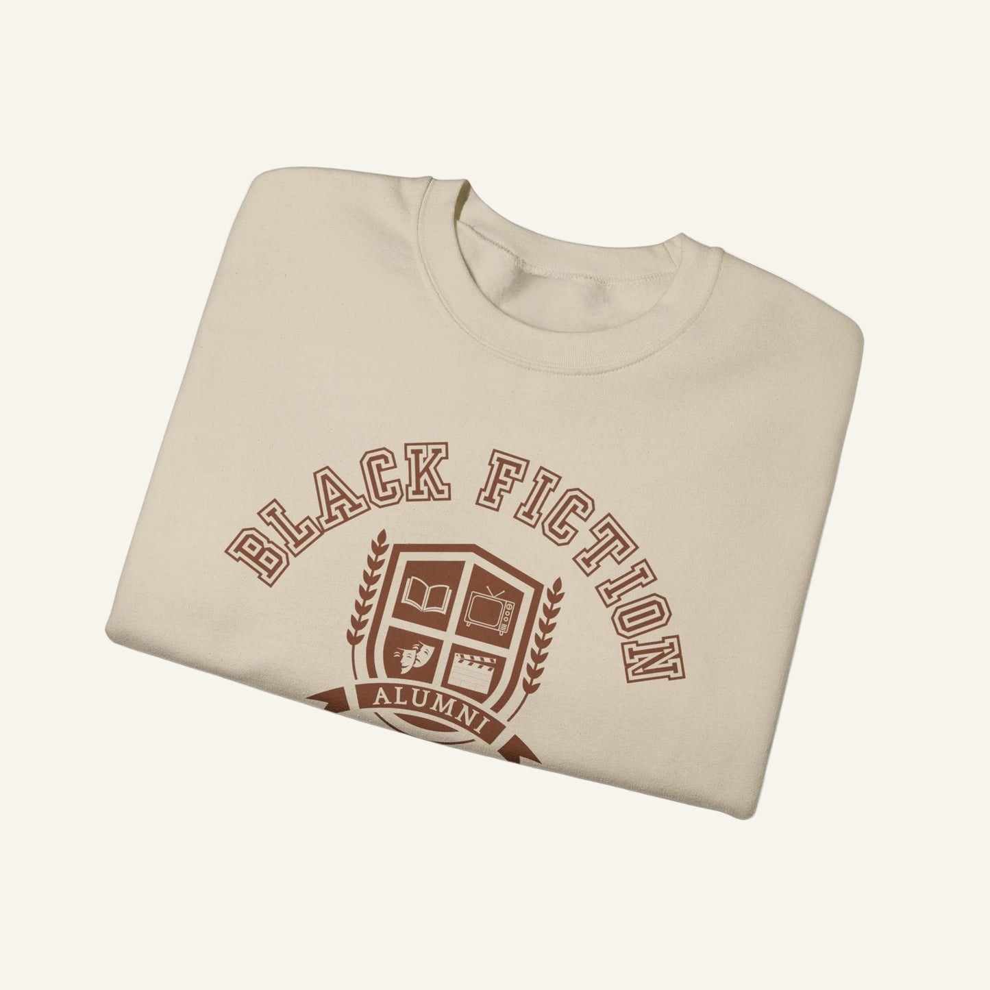 Black Fiction University Crewneck Sweatshirt
