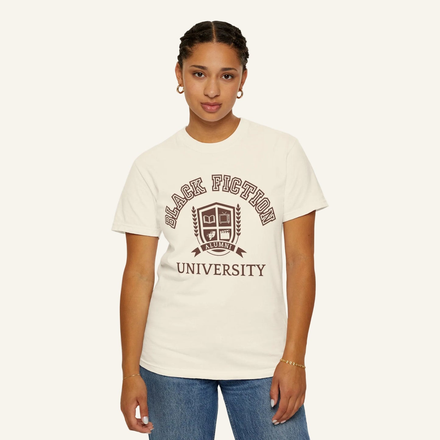 Black Fiction University T-shirt