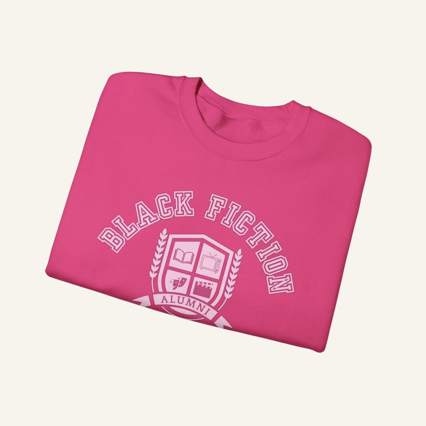 Black Fiction University Crewneck Sweatshirt